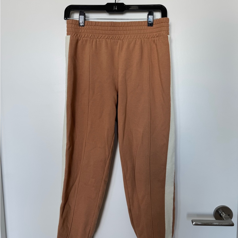 Tan and Cream Track Pants